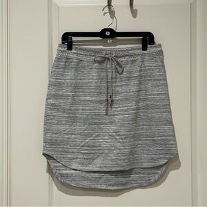 Banana Republic Gray High-Low Tie Front Skirt